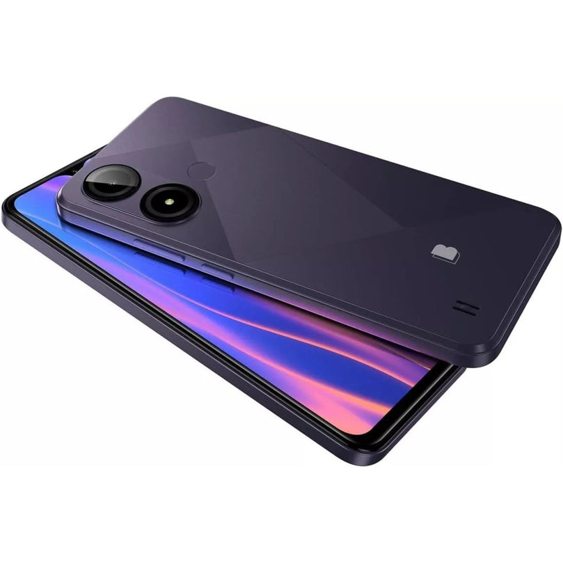 BLU in purple showcasing the back