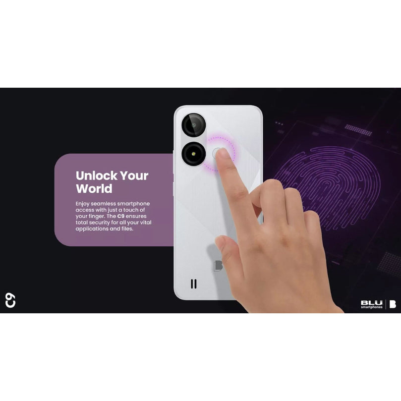 Banner of BLU showcasing the specs