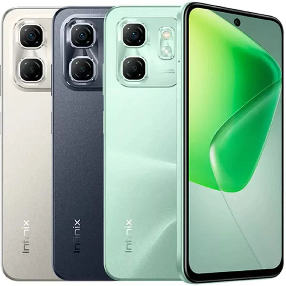 Infinix Hot 50 showcasing different colors 