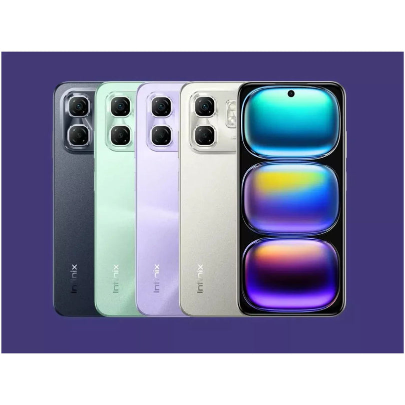 Infinix Hot 50 showcasing different colors