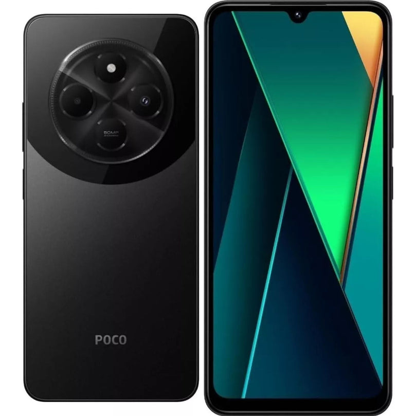 POCO in black showcasing the front and back