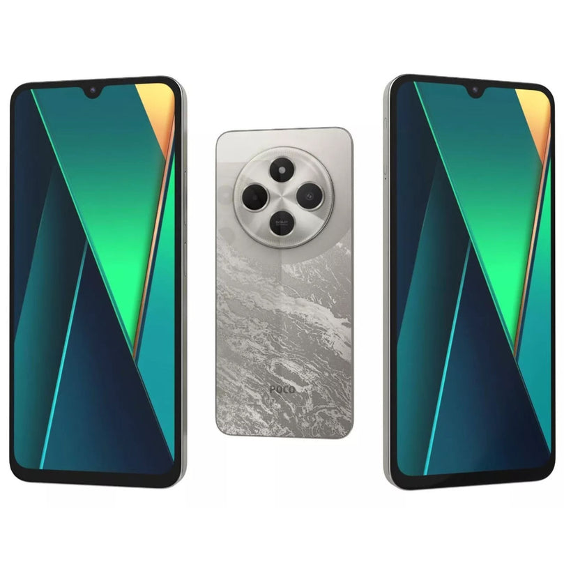 POCO showcasing the front and back