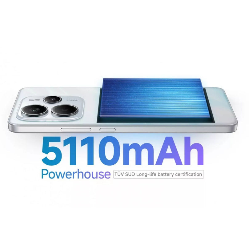 Banner of Redmi Note showcasing the back and battery specs